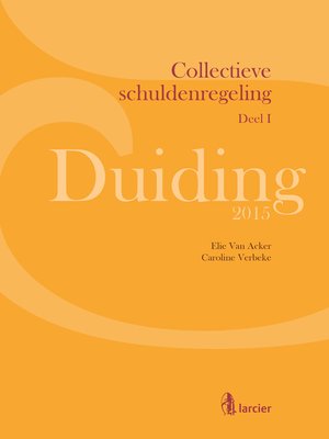 cover image of Duiding Collectieve schuldenregeling